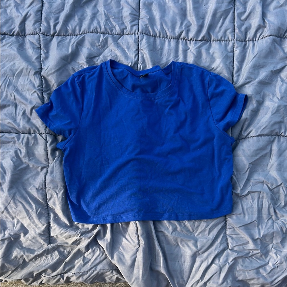 SHEIN Royal Blue Casual Tee